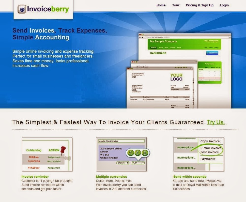 InvoiceBerry.com | Online Invoicing Software