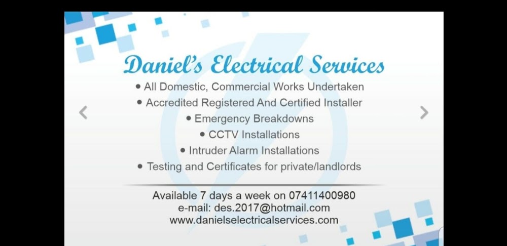 Coventry Electricians / Electrician in Coventry / Daniel’s Electrical Services (Cov) Ltd